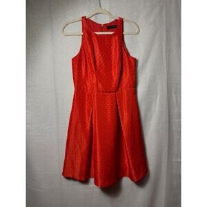 THE LIMITED ORANGE DRESS WITH WHITE DOTS SIZE 4